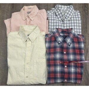 J Crew LOT OF 4 Button Down Shirts Men’s XS Long Sleeve